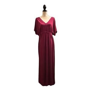 Mossimo Supply Co. Rich Burgundy Maxi Dress